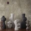 Ferm Living Yara Vase - Small, Grey Pumice