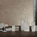 Ferm Living Tall Frosted Ripple Glasses (Set of 4)