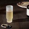 Ferm Living Tall Frosted Ripple Glasses (Set of 4)