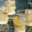 Ferm Living Short Clear Ripple Glasses (Set of 4)