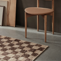 Ferm Living Check Wool Jute Rug