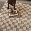 Ferm Living Check Wool Jute Rug