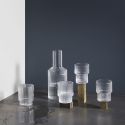 Ferm Living Short Clear Ripple Glasses (Set of 4)