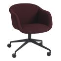 Muuto Fiber Soft Armchair - Swivel Base w. Castors