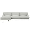 Gubi Flaneur Sofa - 3 Seater Sofa with Chaise Longue