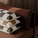 Ferm Living Fold Patchwork Cushion -  Dark Olive