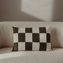 Ferm Living Fold Patchwork Cushion -  Dark Olive