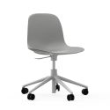 Normann Copenhagen Form Swivel Chair with Castors 