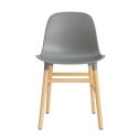 Normann Copenhagen Form Dining Chair - Grey, Oak