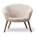 Fredericia Ditzel Lounge Chair - Sheepskin