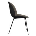 Gubi Beetle Dining Chair - Front Upholstery - Metal Leg Base