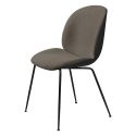 Gubi Beetle Dining Chair - Front Upholstery - Metal Leg Base