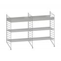 String Shelving Outdoor Galvanised Configurable System