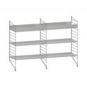 String Shelving Galvanised Outdoor Configurable System