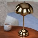 &Tradition Flowerpot VP9 Portable Table Lamp - Metallic