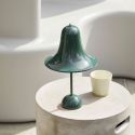 Verpan Pantop Portable Table Lamp - Dark Green