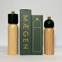 MAEGEN Salt & Pepper Grinder - Green & Gold