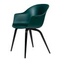 Gubi Bat Dining Chair - Wooden Leg Base