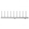 String Plate Rack 30cm, Grey 2 Pack