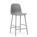 Normann Copenhagen Form Bar Chair - Steel Base