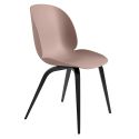 Gubi Beetle Dining Chair - Unupholstered - Wooden Leg Base