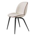 Gubi Beetle Dining Chair - Full Upholstery - Wooden Leg Base