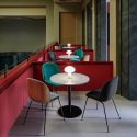 Gubi Beetle Chair - Front Upholstery - Metal Leg Base - Veneer Shell 