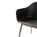 Audo Harbour Chair - Wooden Base, Upholstered