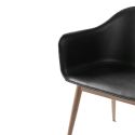 Audo Copenhagen Harbour Chair - Wooden Base, Upholstered