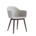 Audo Harbour Chair - Wooden Base, Upholstered