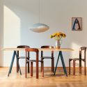 Hay Loop Stand Rectangular Dining Table - Wooden Tabletop