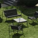 HAY Palissade Cord Lounge Chair - Low