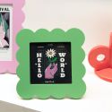 Petal Photo Frame 15x15cm - Green