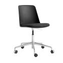 &Tradition Rely Chair HW29 - Upholstered Seat Cushion, Castor Base and Gas Lift
