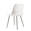 &Tradition   Rely Chair HW6 - Tube Base, White 