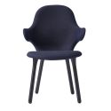 &Tradition JH1 Catch Chair with Wooden Leg Base