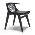 Knoll Klismos Chair with Woven Back