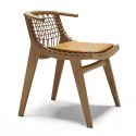 Knoll Klismos Chair with Woven Back