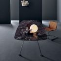 Knoll Grasshopper Rectangular Marble Table