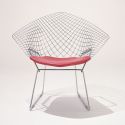 Knoll Bertoia Diamond Armchair with Seat Pad