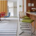 Knoll Cesca Counter Stool With Seat Upholstery
