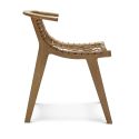 Knoll Klismos Chair with Woven Back