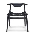 Knoll Klismos Chair with Wooden Back