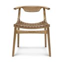 Knoll Klismos Chair with Wooden Back
