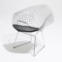 Knoll Bertoia Diamond Armchair with Seat Pad