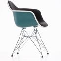 Vitra Eames DAR Plastic Upholstered Armchair