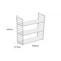 String Pocket Shelving - White