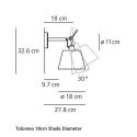 Artemide Tolomeo Wall Diffuser