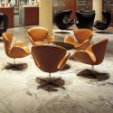 Fritz Hansen Swan Chair - Leather Upholstery