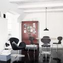 Fritz Hansen Swan Chair - Leather Upholstery